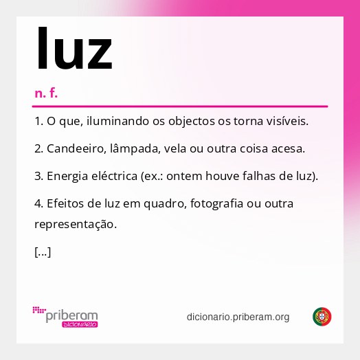 Significado de luz