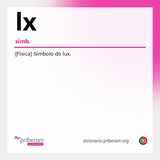Significado de lx