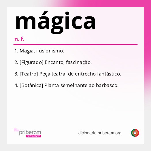Significado de mágica