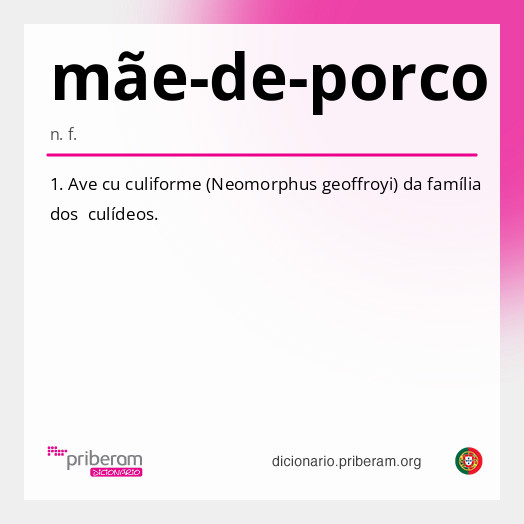 Significado de mãe-de-porco