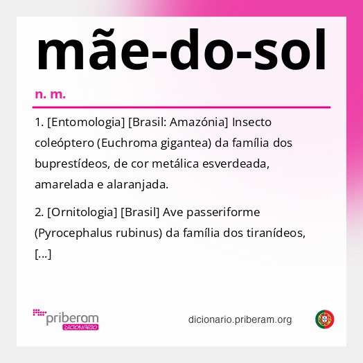 Significado de mãe-do-sol