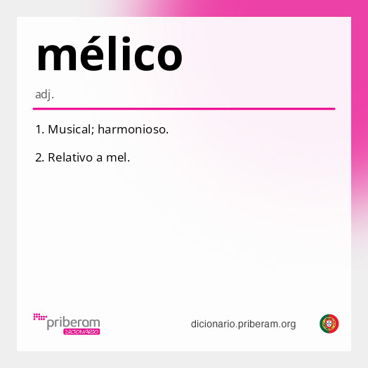 Significado de mélico