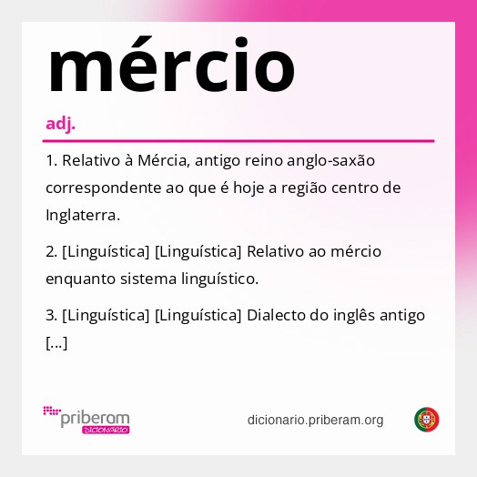 Significado de mércio