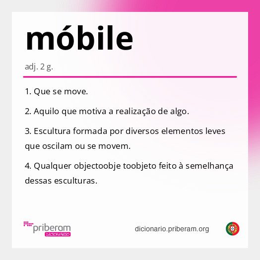 Significado de móbile