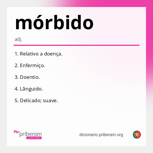 Significado de mórbido