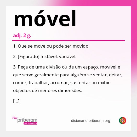 Significado de móvel