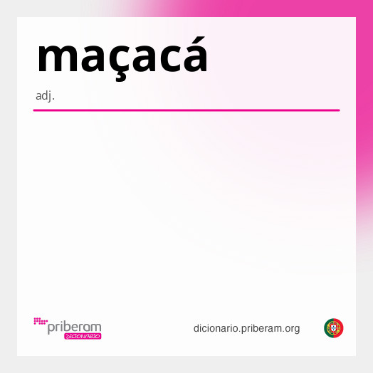 Significado de maçacá