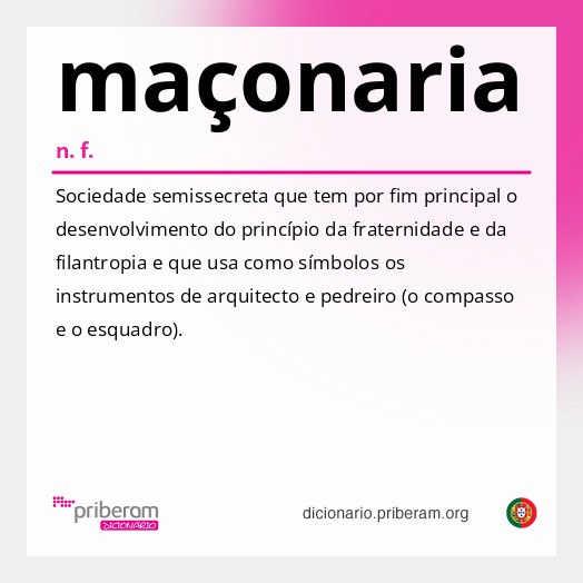 Significado de maçonaria