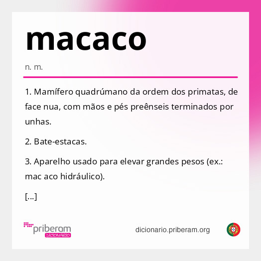 Significado de macaco