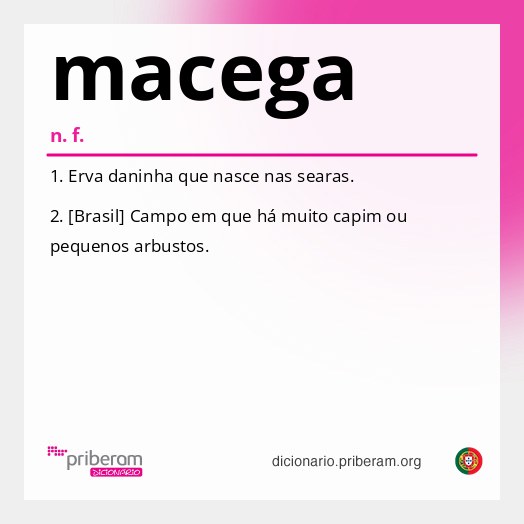 Significado de macega