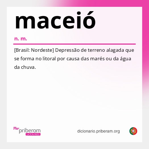 Significado de maceió