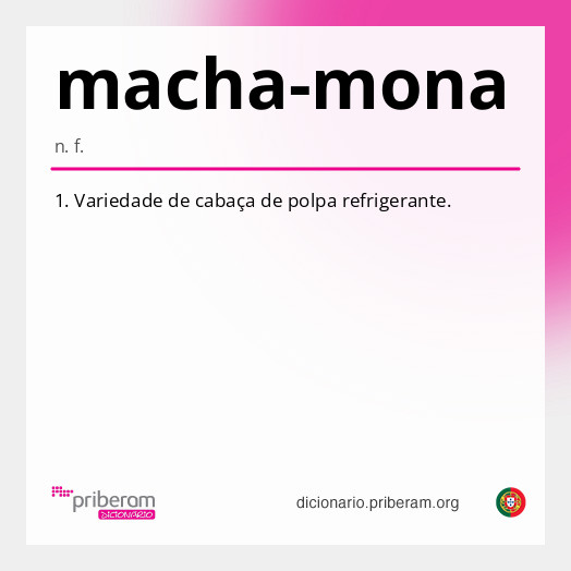 Significado de macha-mona