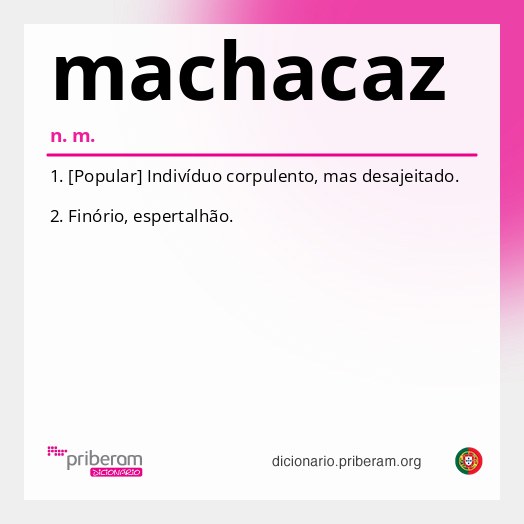 Significado de machacaz