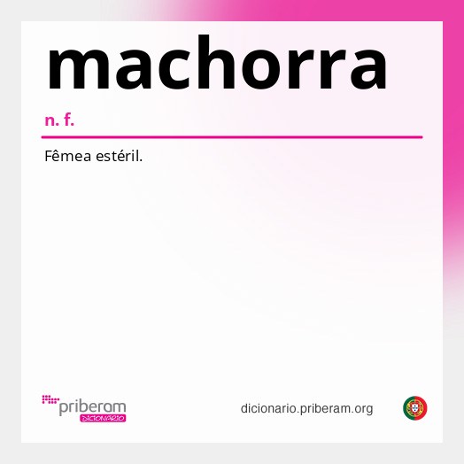 Significado de machorra
