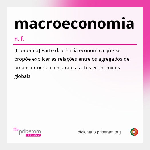 Significado de macroeconomia