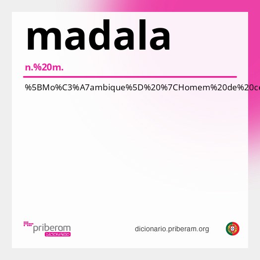 Significado de madala