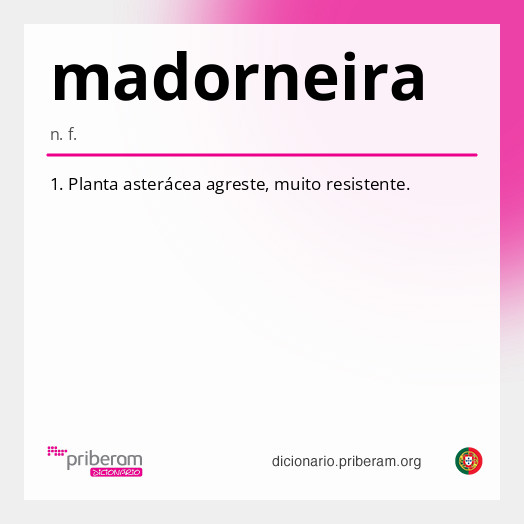 Significado de madorneira