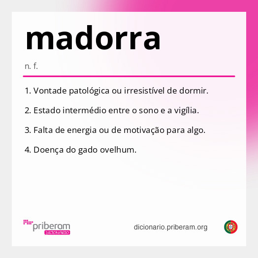 Significado de madorra