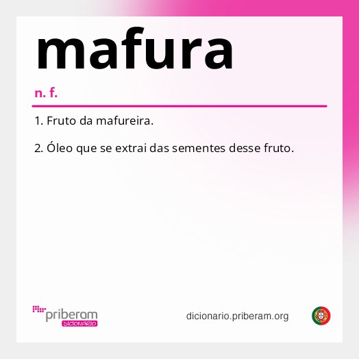 Significado de mafura