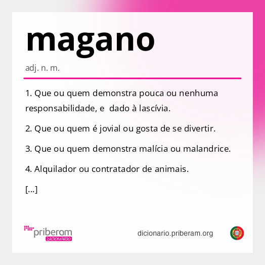 Significado de magano