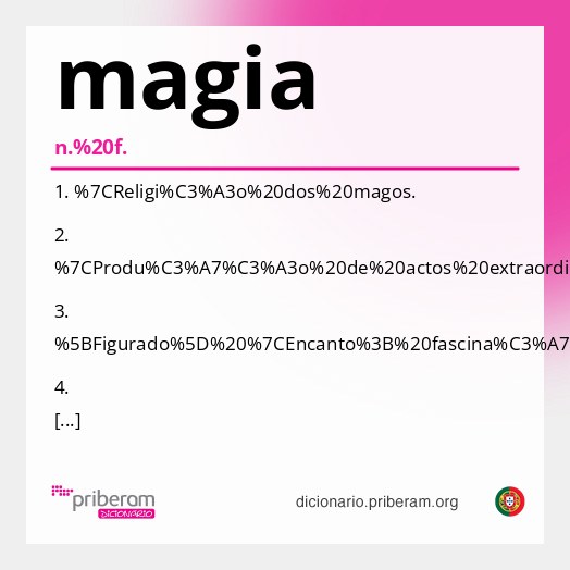 Significado de magia