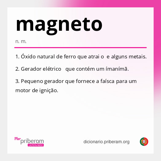 Significado de magneto