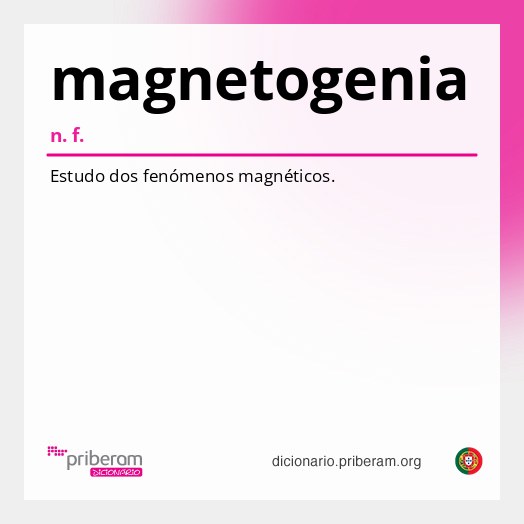 Significado de magnetogenia