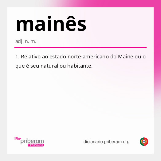 Significado de mainês