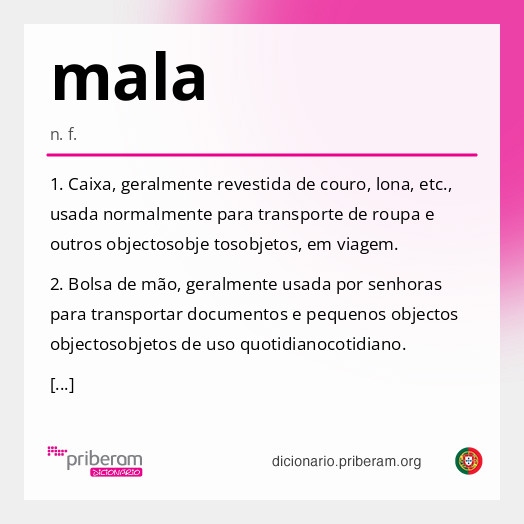 Significado de mala