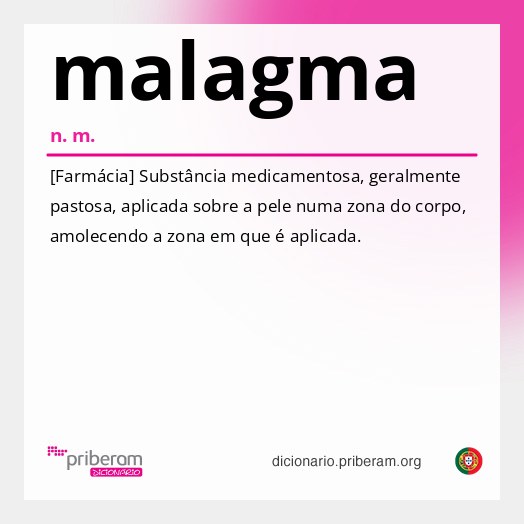 Significado de malagma