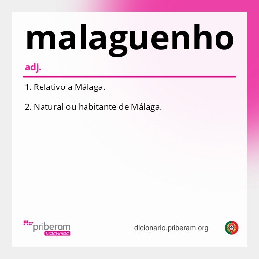 Significado de malaguenho