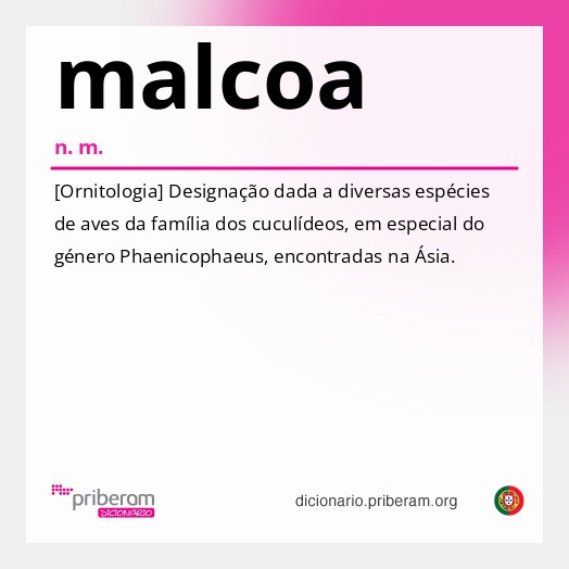 Significado de malcoa
