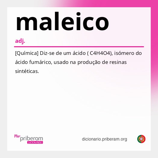 Significado de maleico