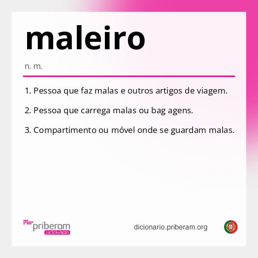 Significado de maleiro