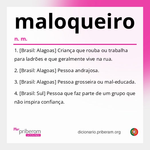 Significado de maloqueiro