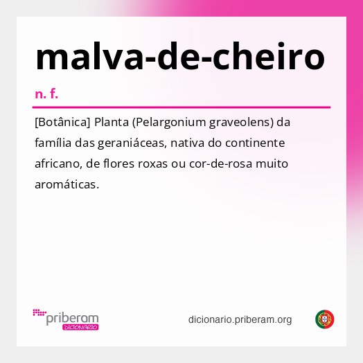 Significado de malva-de-cheiro
