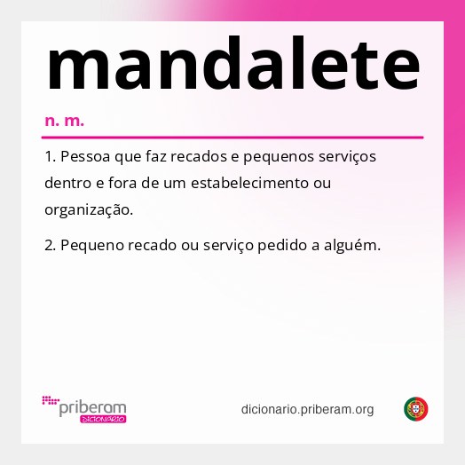 Significado de mandalete