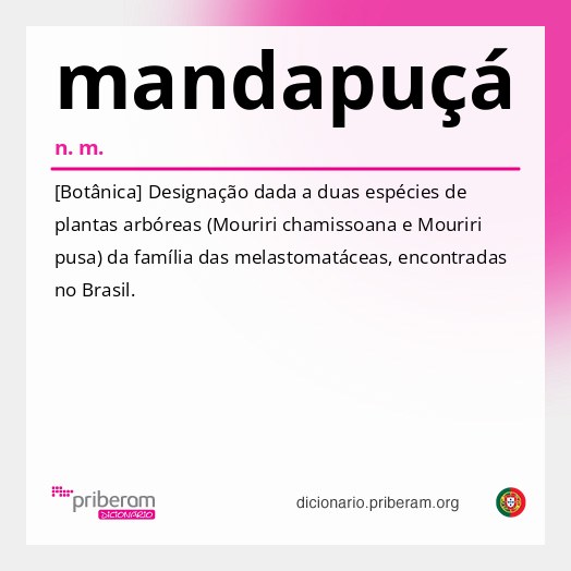 Significado de mandapuçá