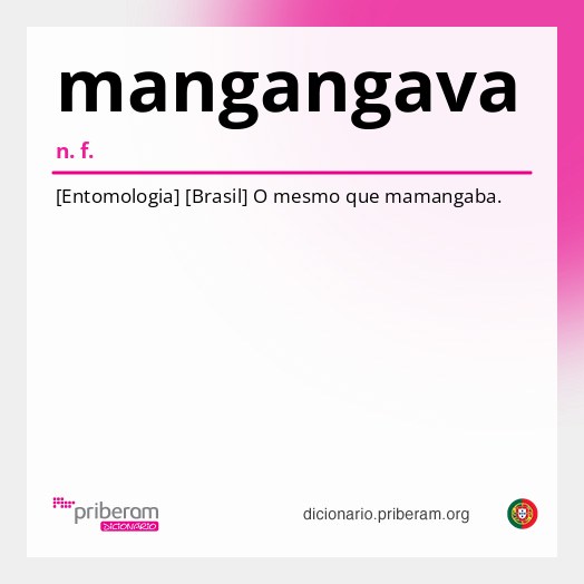 Significado de mangangava