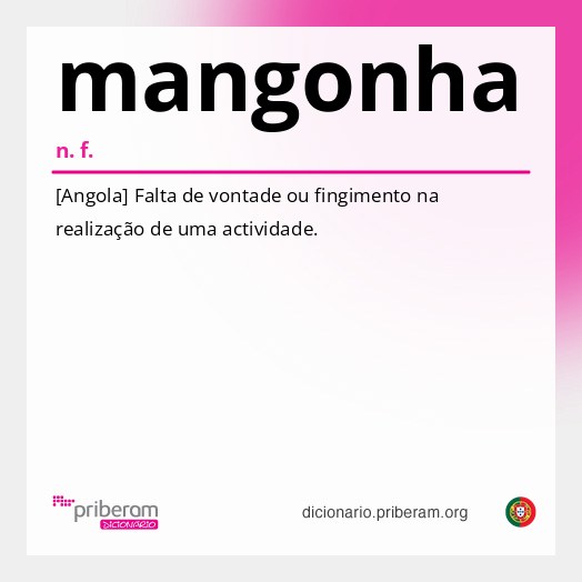 Significado de mangonha
