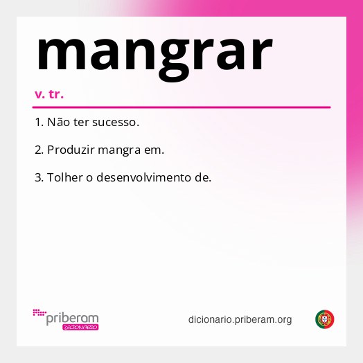 Significado de mangrar