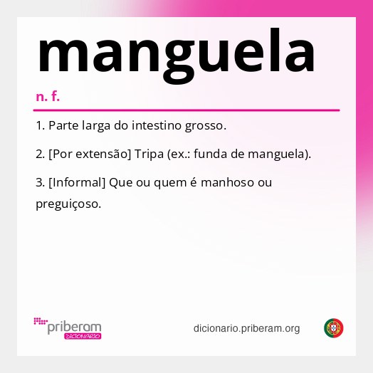 Significado de manguela