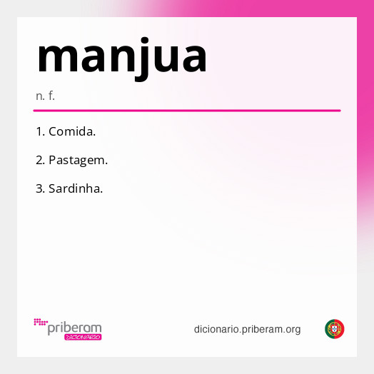 Significado de manjua