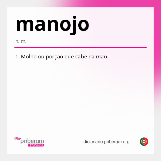 Significado de manojo