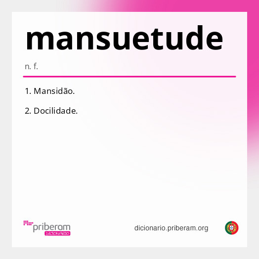 Significado de mansuetude