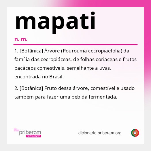 Significado de mapati