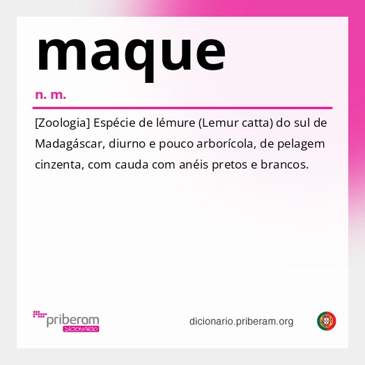 Significado de maque