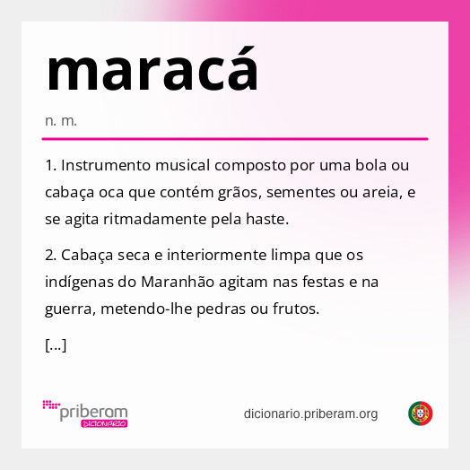 Significado de maracá