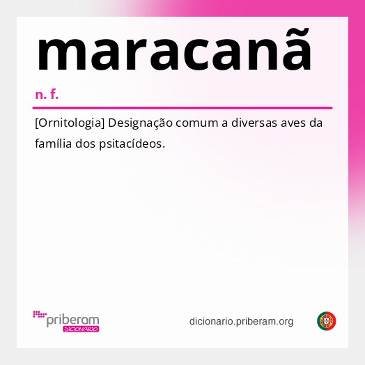 Significado de maracanã