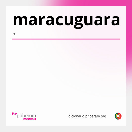 Significado de maracuguara